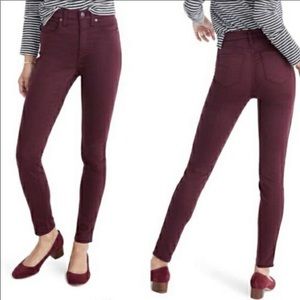 MADEWELL High Riser Skinny Jeans